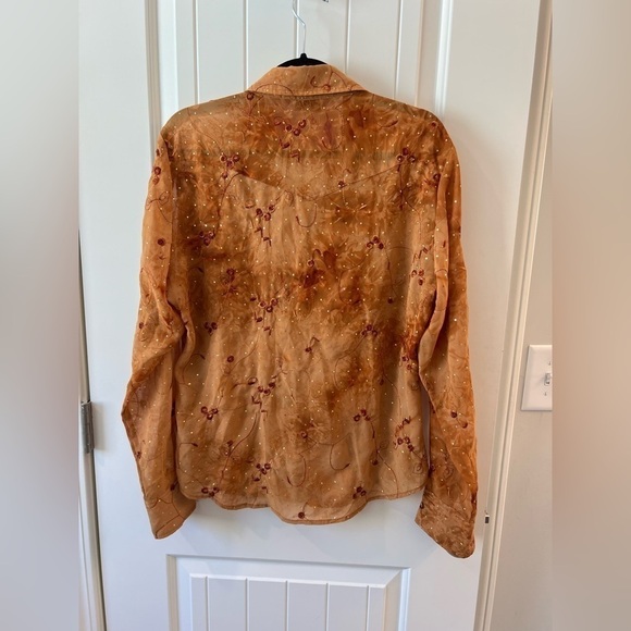 Roper Western Shirt with Sequins Size Large NWOT - Picture 2 of 6